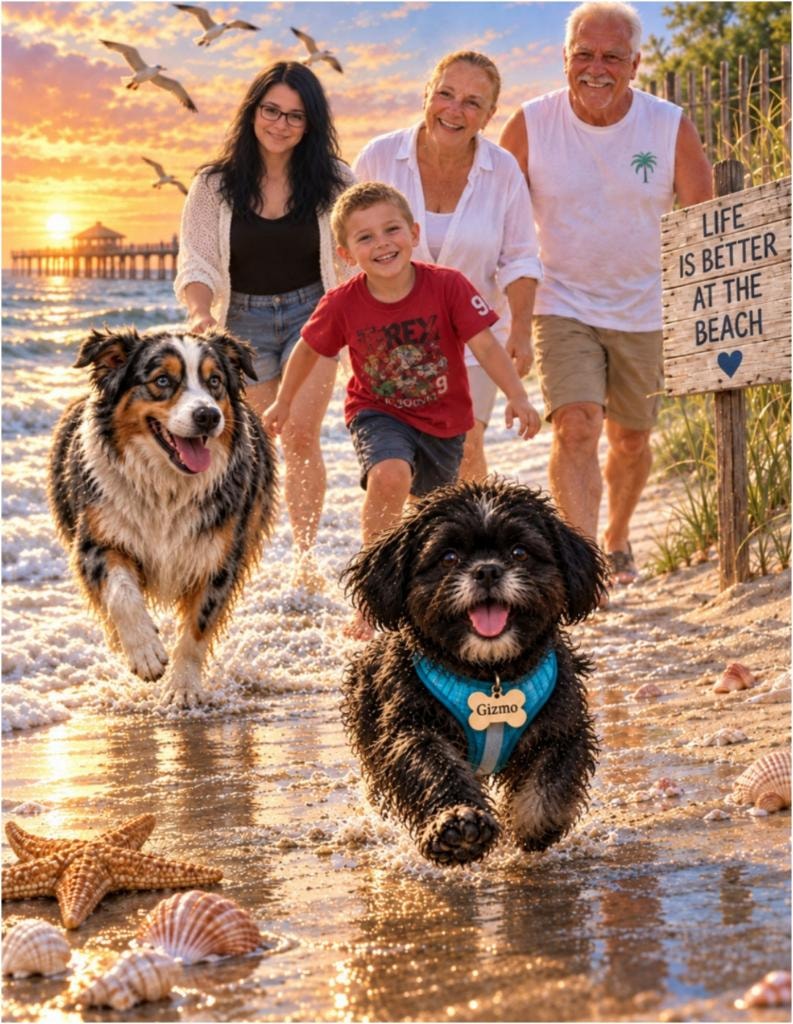 The Life and Times of Gizmo the Majestic Shih Tzu: Beach Days